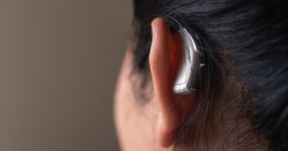 Women with Hearing Aid