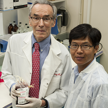 Richard Davey is director of the division blood applications and Jason Liu is laboratory molecular testing