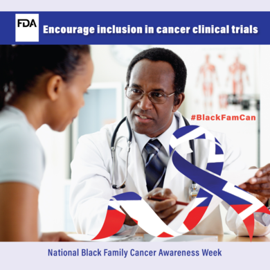 Encourage inclusion in cancer clinical trials