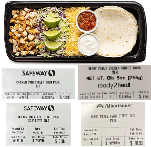 Albertsons Companies Chicken Asada Street Taco Meal Kits