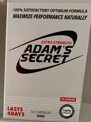 Image of Adams Secret Extra Strength 3000 White