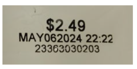 “UTZ Wavy Original Potato Chips 2.75 oz. expiration date code example”