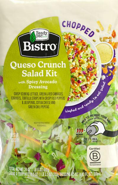 Ready Pac Bistro Queso Crunch salad kit