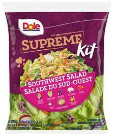 Image 6 – Labeling, Dole, Supreme Kit, Southwest Salad 