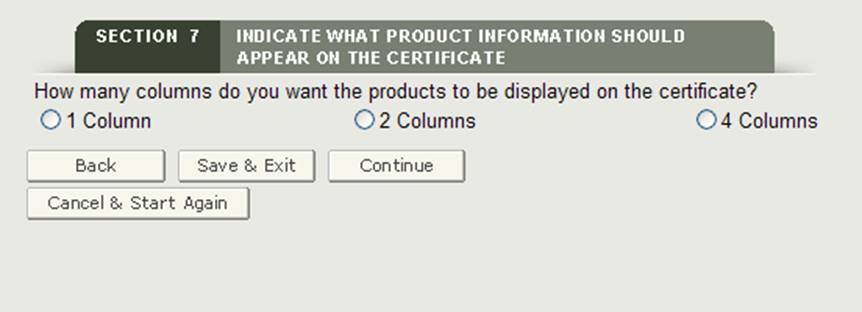 Section  7: Column Selection