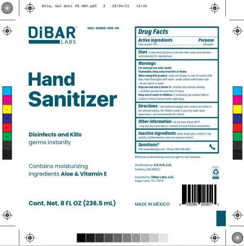 Dibar Labs Hand Sanitizer