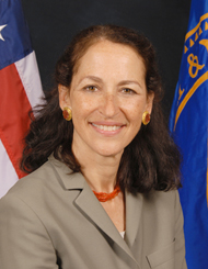 link to biography of Margaret Hamburg, M.D.