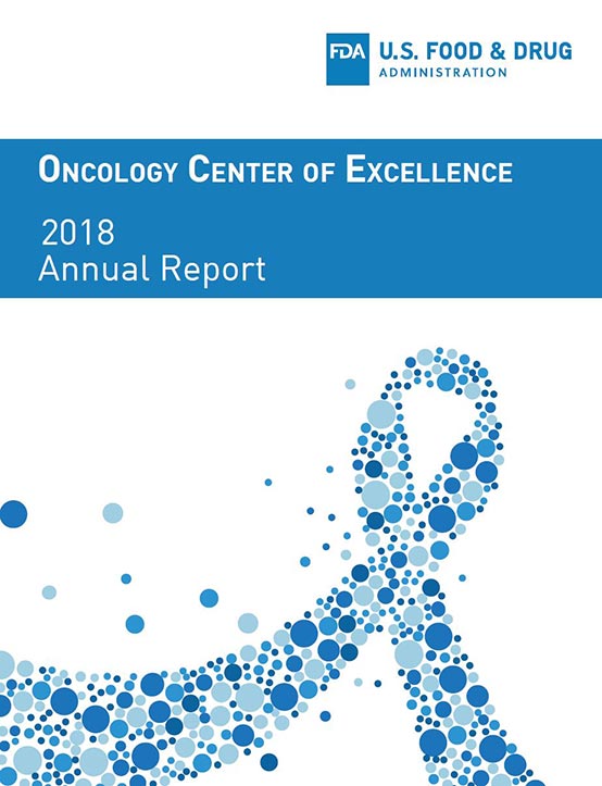 Oncology Center of Excellence 2018 Annual Report cover