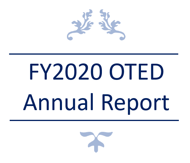 FY2020 OTED ANNUAL REPORT
