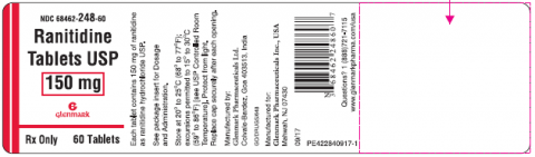 Label,  Ranitidine Tablets USP 150mg, 60 tablets