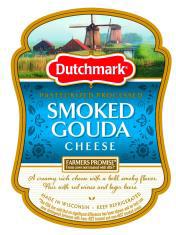 "Dutchmark Pasteurized Processed Smoked Gouda Cheese"