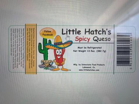 Little Hatch’s Spicy Queso Dip UPC code 7051005091000