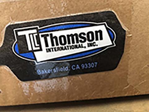 “Product label for carton, TLC Thomson International, Inc. Bakersfield, CA 93307”