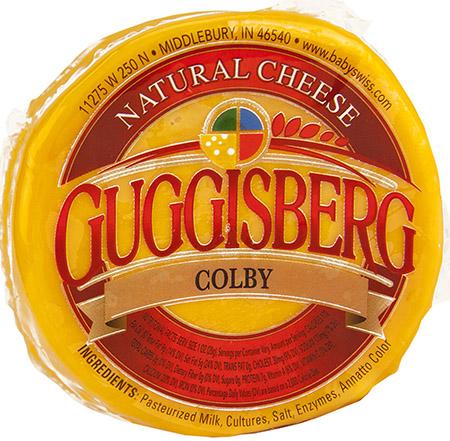 Label, Guggisberg Colby Cheese