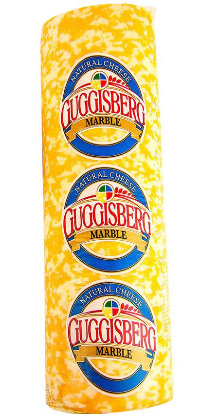 Label, Guggisberg Marble Cheese (Colby Jack mini horns)