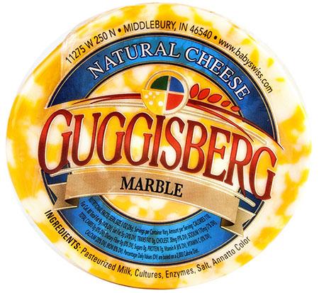 Label, Guggisberg Marble Cheese (Colby Jack)
