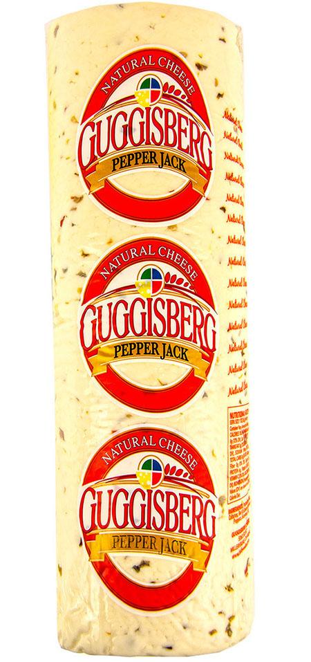 Label, Guggisberg Pepperjack Cheese (mini horn)