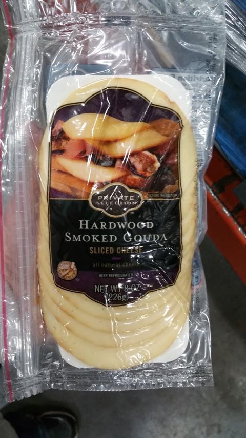Label, Private Selections Hardwood Smoked Gouda Slice