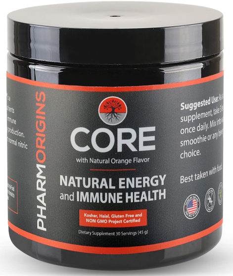 CORE Natural Energy and Immune Health, With Natural Orange Flavor