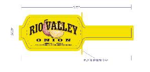 Rio Valley Onion, Yellow Tag
