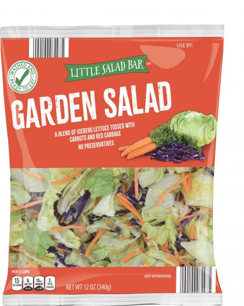 Photo 11 - Representative Labeling, Little Salad Bar Garden Salad 