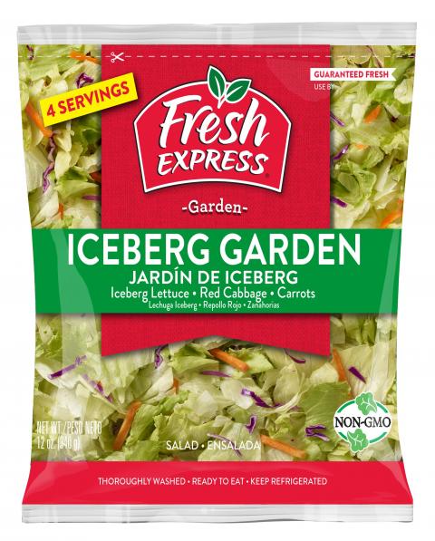 Photo 1 – Representative Labeling, Fresh Express Iceberg Garden - Jardin de Iceberg 
