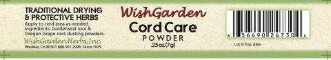 Photo 1- Labeling, WishGarden Cord Care Powder