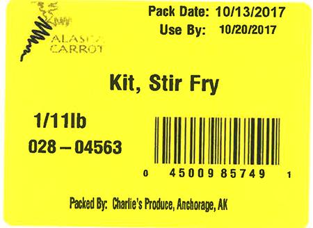 Label, Kit, Stir Fry