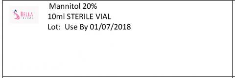 "Bella Pharma Mannitol 20%,10ml STERILE VIAL"