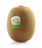 Zespri organic green kiwifruit, stickered with the GTIN bar code 9400 9552