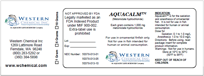 Aquacalm US Box Label