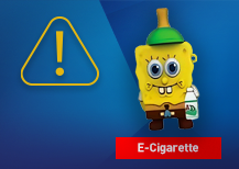 e-cigarette resembles youth toys such as Spongebob