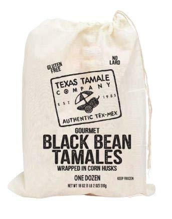 Front label Texas Tamale Black Bean Tamales
