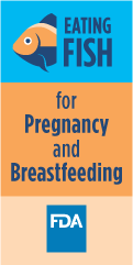 Advice About Eating Fish: Infographic for communicating fish advice for those who are pregnant and breastfeeding.