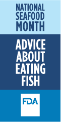 Advice About Eating Fish from FDA | EPA: Web Badge for National Seafood Month