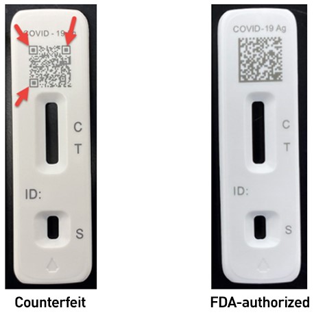 Counterfeit Plastic Test Cassette