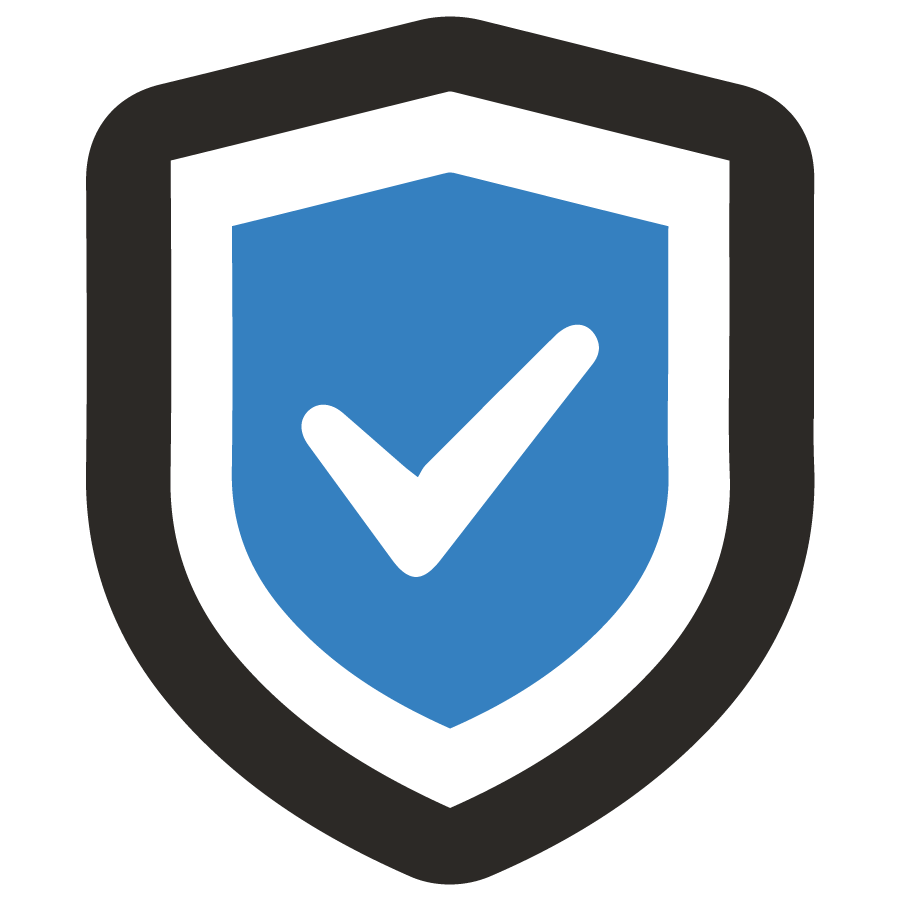 Shield with checkmark icon