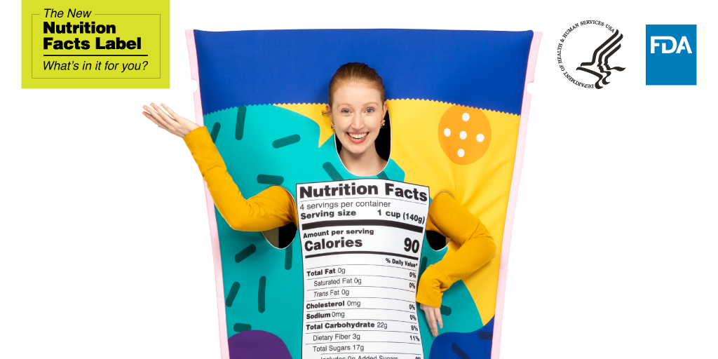 The New Nutrition Facts Label Social Media Image