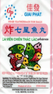 “Giai Phat Fried Featherback Fish Balls”