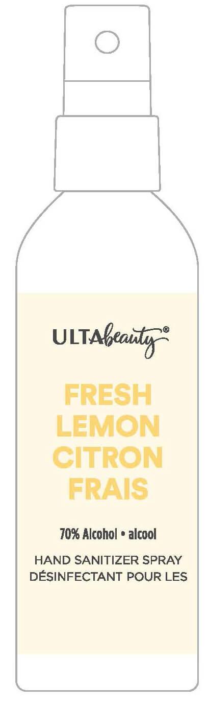 Photo 1 – Labeling, Ulta Beauty, Fresh Lemon Citron Frais Hand Sanitizer