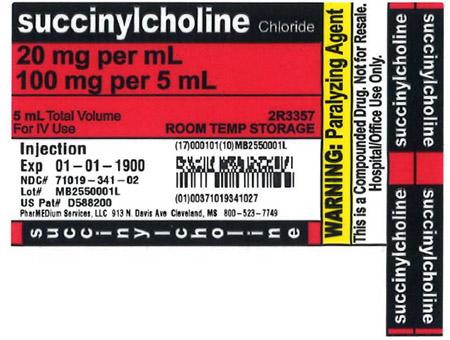 "20 mg/mL Succinylcholine Chloride Injection"