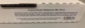 Image 11 – Photo, Milk Chocolate Peanut Butter Meltaways, cardboard packaging