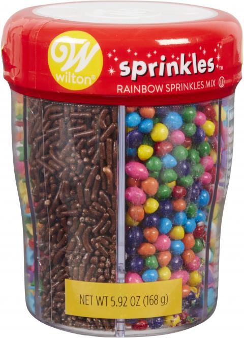 “Wilton Rainbow Chip Crunch Sprinkles” 