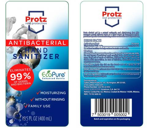 Photo 4 – Protz real protection antibacterial hand sanitizer, 13.5 fl oz