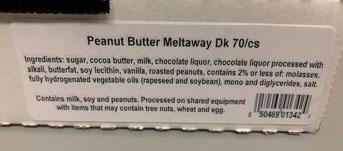 Image 9 – Photo, Dark Chocolate Peanut Butter Meltaways, cardboard packaging