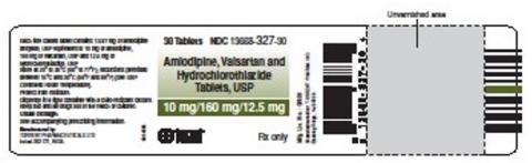 Label example, Torrent Amlodipine 10 + Valsartan 160 + HCTZ 12.5