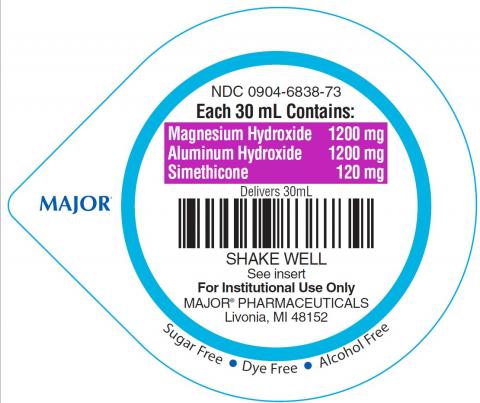 Major, Each 30 mL Contains: Magnesium Hydroxide 1200 mg/Aluminum Hydroxide 1200 mg/Simethicone 120 mg