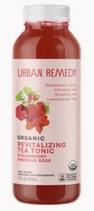 Product image, Urban Remedy Organic Revitalizing Tea Tonic Strawberry Hibiscus Rose 12 FL OZ (355mL)