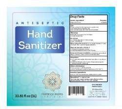 Label, Florance Morris Hand Sanitizer, 1 L