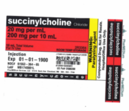 PharMEDium Label – succinylcholine 20 mg per mL 200 mg per 10 mL